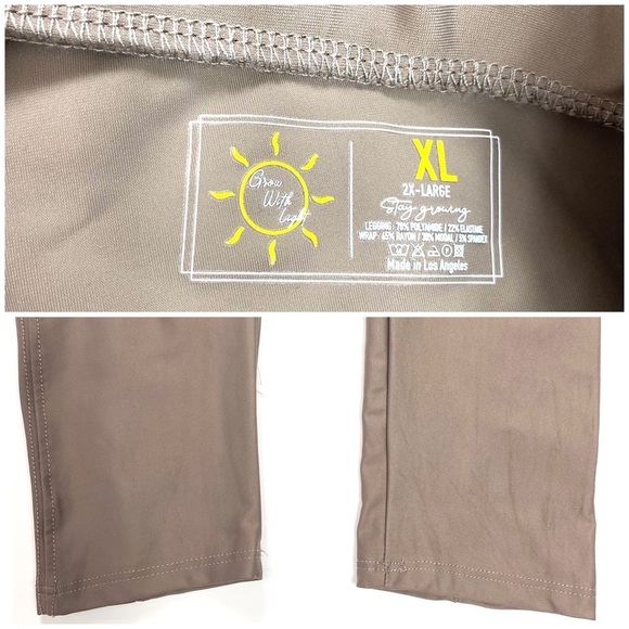 Grew with Light GWL Leggings 2.0 Tights in Earth Beige - Picture 7 of 8